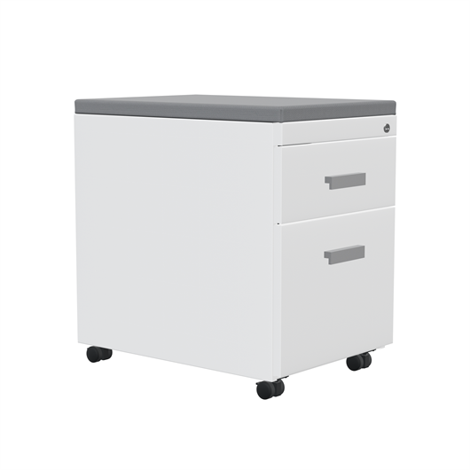 TS Series Mobile Pedestal with Cushion Top