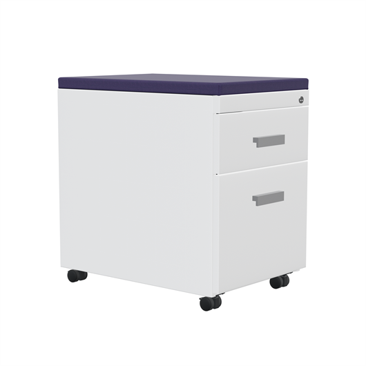 TS Series Mobile Pedestal with Cushion Top