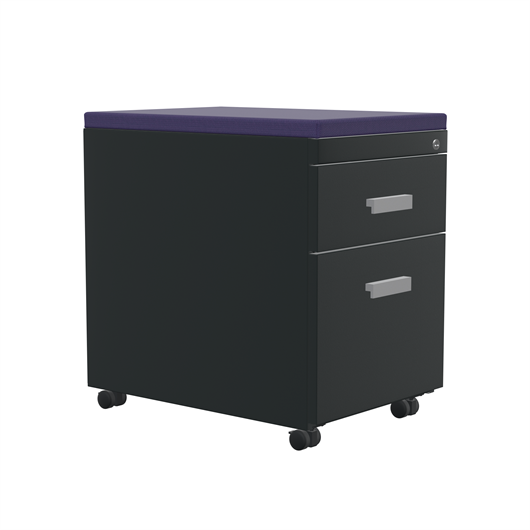 TS Series Mobile Pedestal with Cushion Top