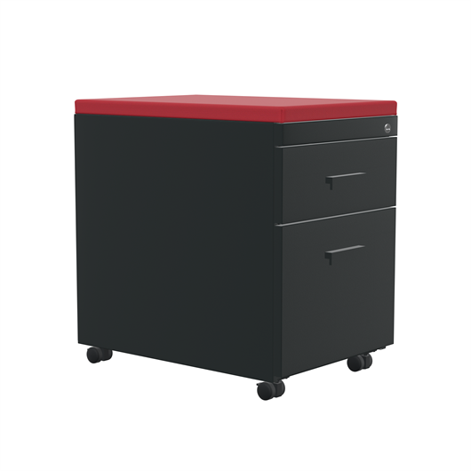 TS Series Mobile Pedestal with Cushion Top