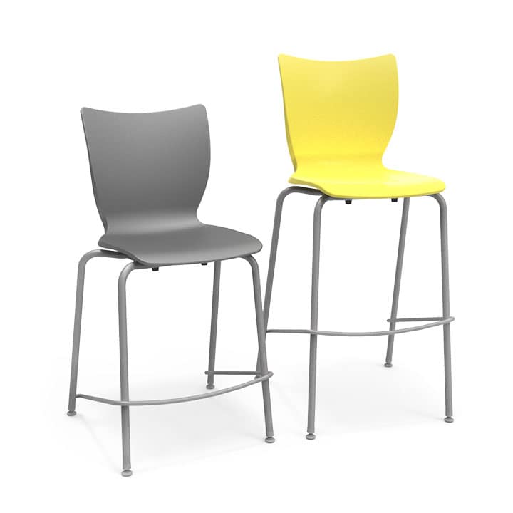 Groove Fixed-Height Stool