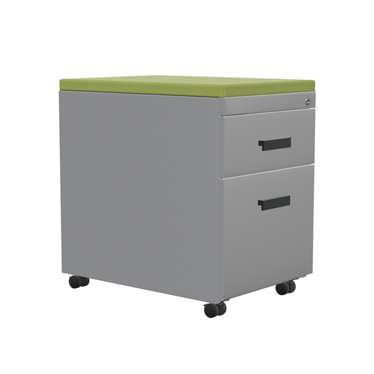 TS Series Mobile Pedestal with Cushion Top
