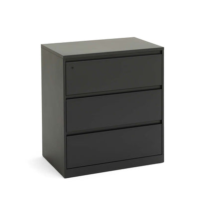 Steelcase Universal Storage three-drawer lateral file on white background