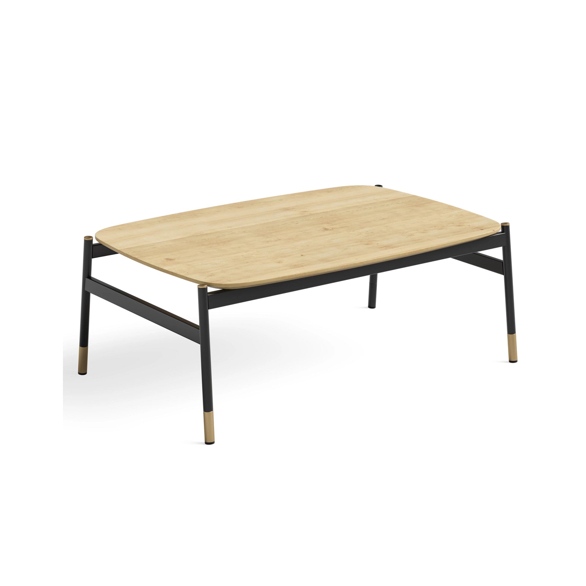 AMQ West Elm Work Brighton rectangle table isolated on white