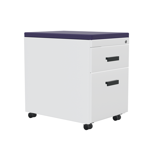 TS Series Mobile Pedestal with Cushion Top