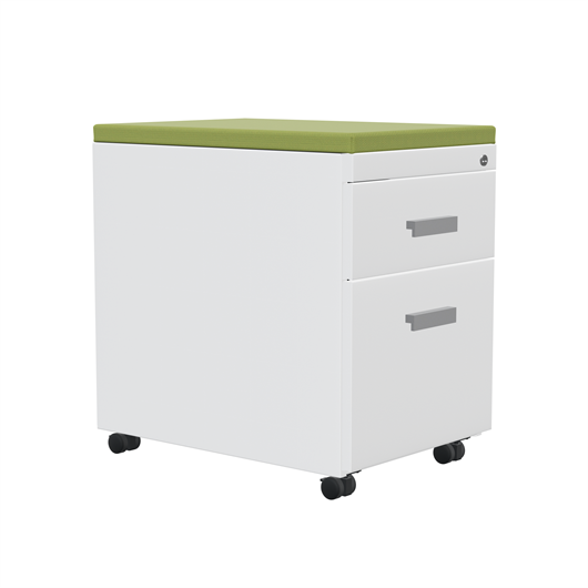 TS Series Mobile Pedestal with Cushion Top