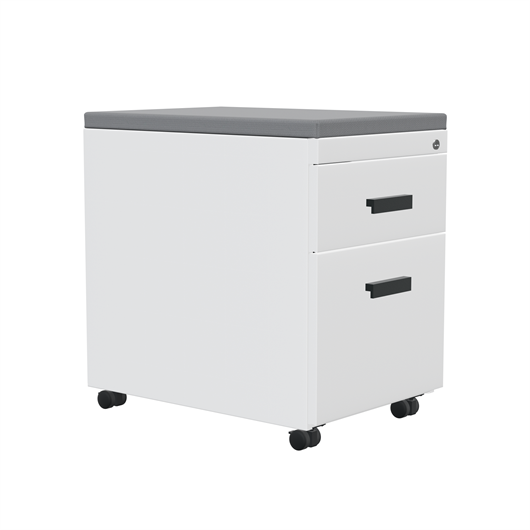 TS Series Mobile Pedestal with Cushion Top