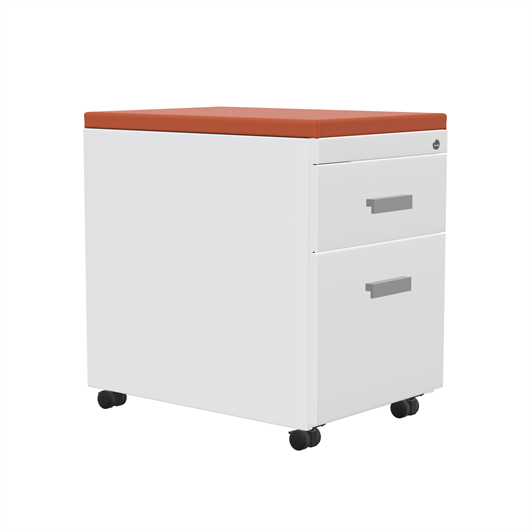 TS Series Mobile Pedestal with Cushion Top