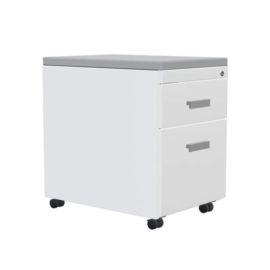 TS Series Mobile Pedestal with Cushion Top