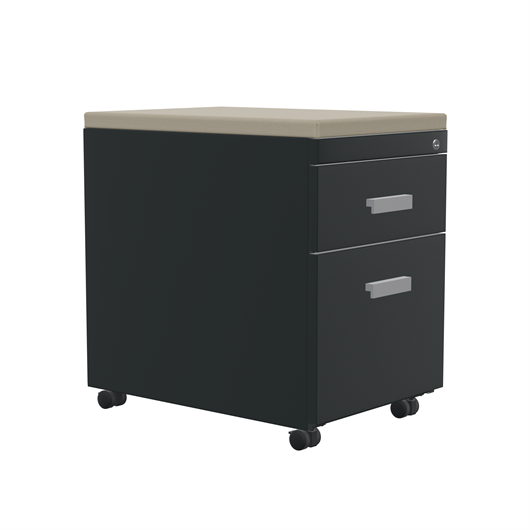 TS Series Mobile Pedestal with Cushion Top