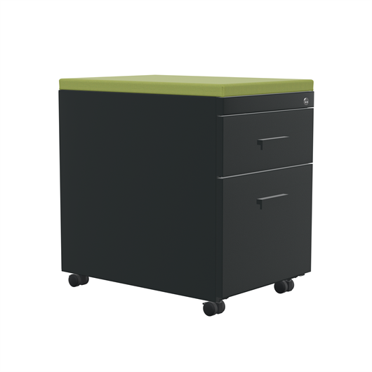 TS Series Mobile Pedestal with Cushion Top