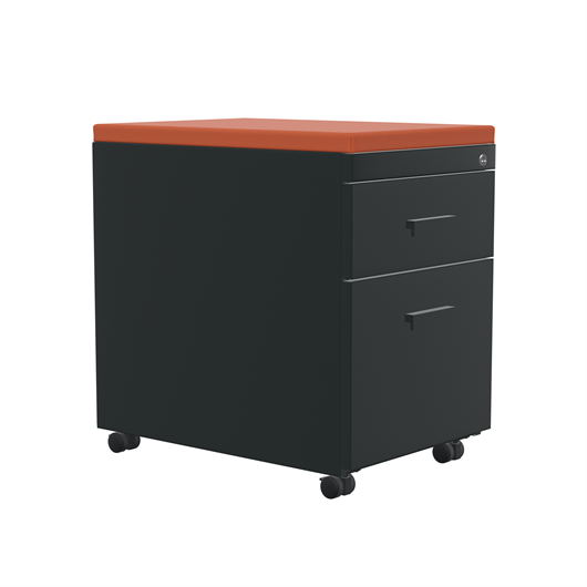 TS Series Mobile Pedestal with Cushion Top