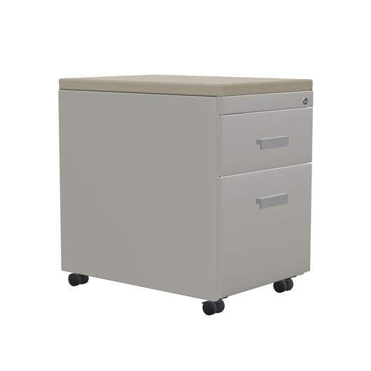 TS Series Mobile Pedestal with Cushion Top