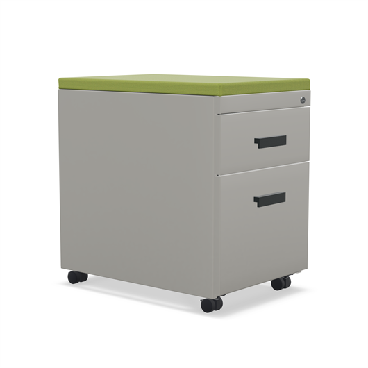TS Series Mobile Pedestal with Cushion Top
