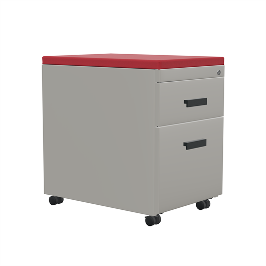 TS Series Mobile Pedestal with Cushion Top