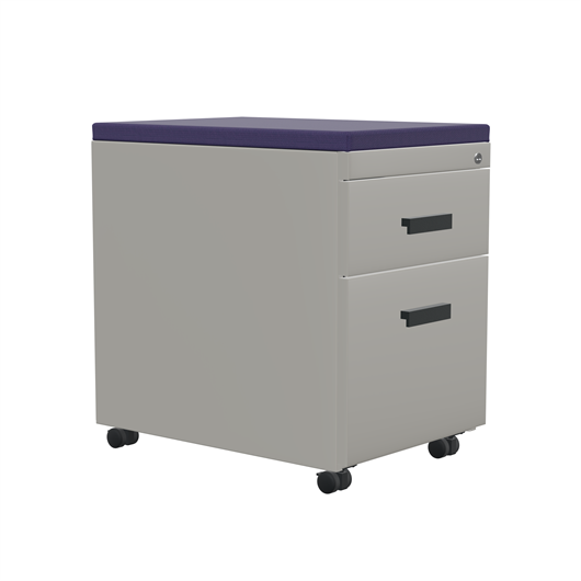 TS Series Mobile Pedestal with Cushion Top
