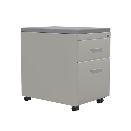 TS Series Mobile Pedestal with Cushion Top