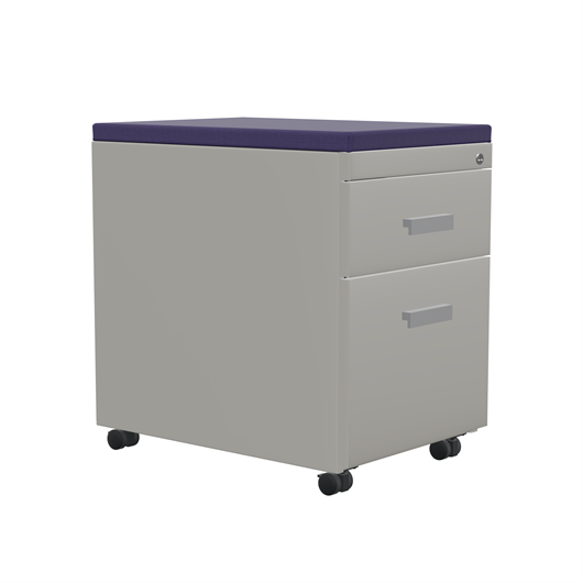 TS Series Mobile Pedestal with Cushion Top