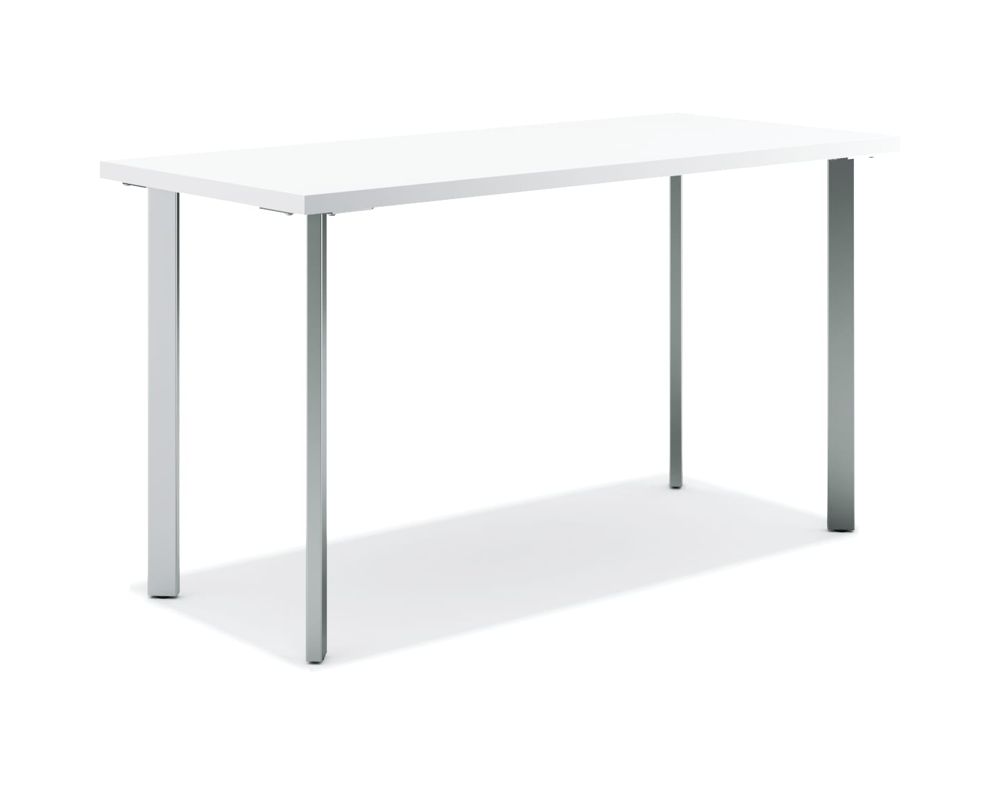 HON Coze table desk, designer white top