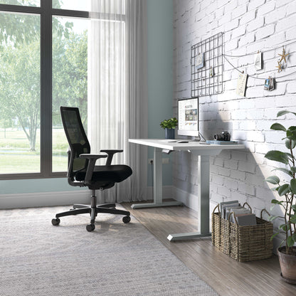 HON Coze desk in a home office