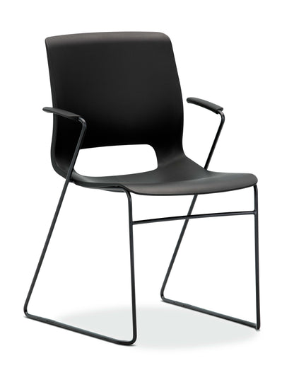 HON Motivate high-density stacker, black
