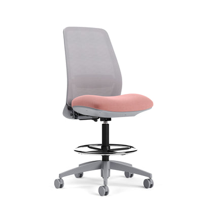 Noetic Mesh Back Task Stool model 6076NA studio render