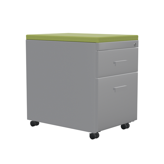TS Series Mobile Pedestal with Cushion Top