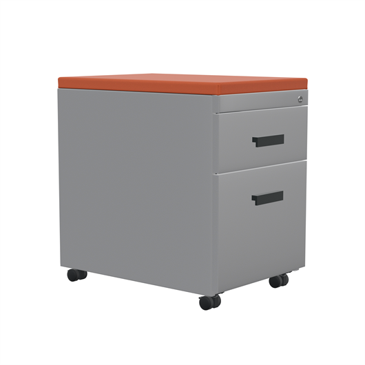 TS Series Mobile Pedestal with Cushion Top