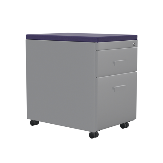 TS Series Mobile Pedestal with Cushion Top