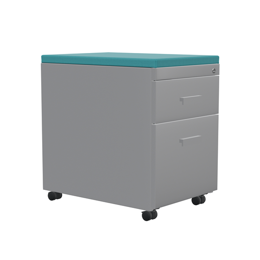 TS Series Mobile Pedestal with Cushion Top