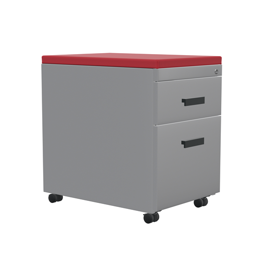 TS Series Mobile Pedestal with Cushion Top