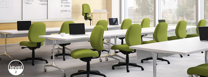 TR2 mid-back task chair detail
