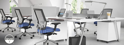 Focus high-back mesh task chair detail