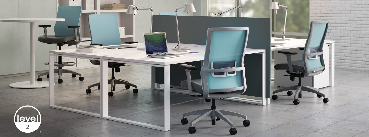 Novo mid-back mesh task chair detail
