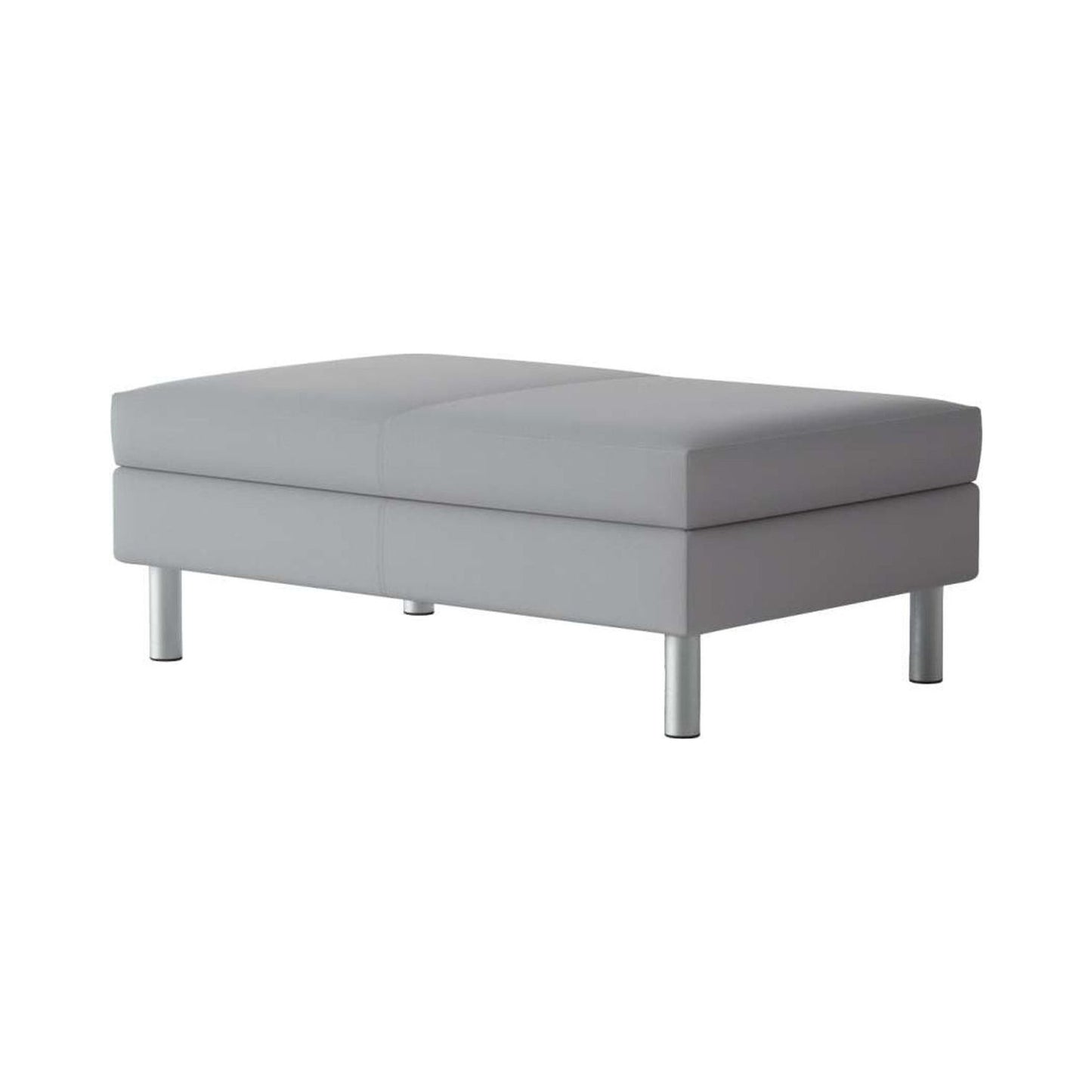 OFS Coact Bench & Ottoman on white