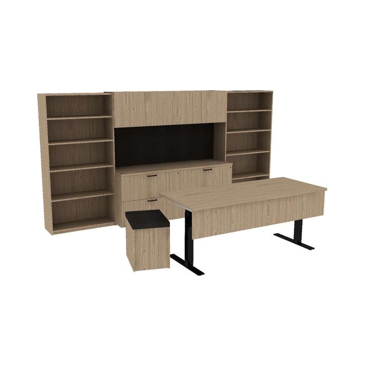 OFS Impulse Private Office Casegoods on white